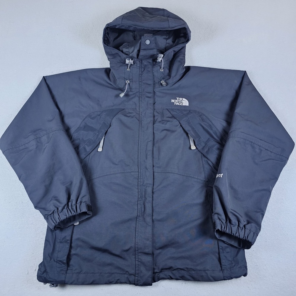 Vintage The North Face Hyvent Jacket Womens Small Black Full Zip Gorpcore Hiking